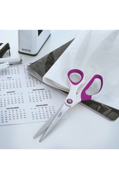 Leitz Foarfece 20,5cm titan alb cu violet