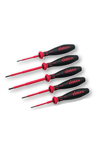 CİMCO Set de șurubelnițe izolate 1000V Torx T8 - T25, set complet de 5 piese
