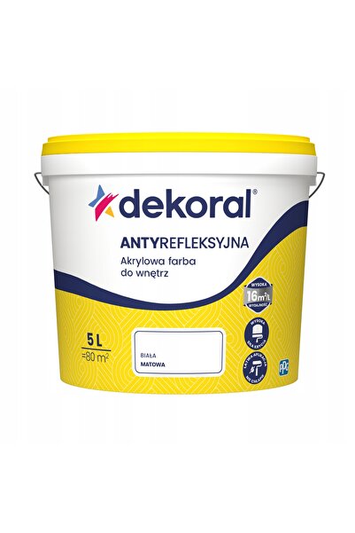 DEKORAL Vopsea Polinak Plus Anti-îndepărtare Albă 5L