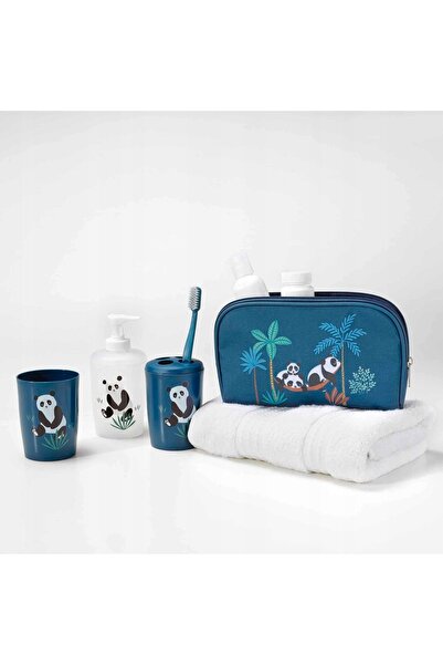 Douceur D'INTERIEUR ACCESORII DE BAIE pentru PANDA albastru-bebeluș