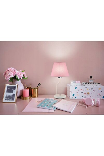 NO BRAND LAMPĂ DE BIROU BATLEY 1X60W E14 ALBĂ