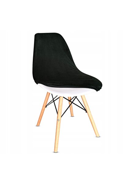 NO BRAND Huse pentru scaun scandinav, 4 bucăți, velur, verde sticlă