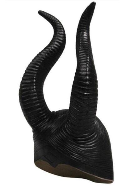 NO BRAND Pălărie cu coarne de vrăjitoare Maleficent, cosplay, mare