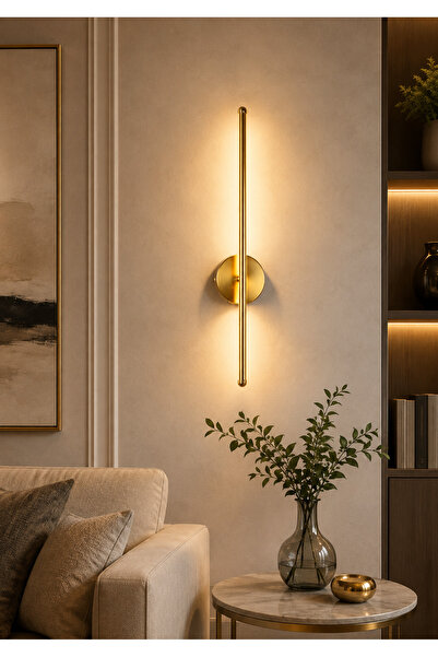 Generic Brand اضاءة جدارية بثلاث إضاءات عصرية حجم 60cm | تصميم متعدد المواضع