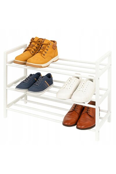 Brunbeste Raft pentru pantofi, tip dulap, din metal solid, 65x26x50 cm