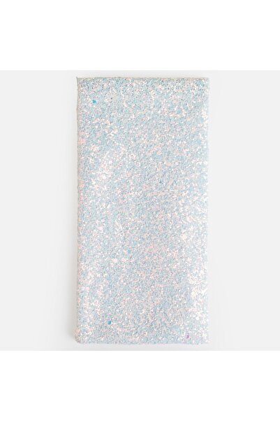 Zâna Casei White Glitter Pouch Case for Glasses
