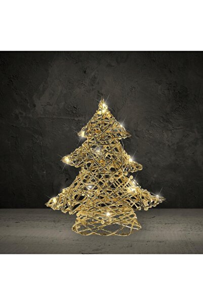 Excellent Houseware BRAD DE CRĂCIUN ARTIFICIAL CU LED-URI 40X10X40 CM CU TEMP...