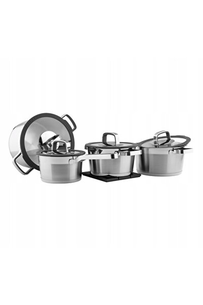 NO BRAND Set de oale premium Vinzer din oțel inoxidabil 9 piese. 50031 18/10