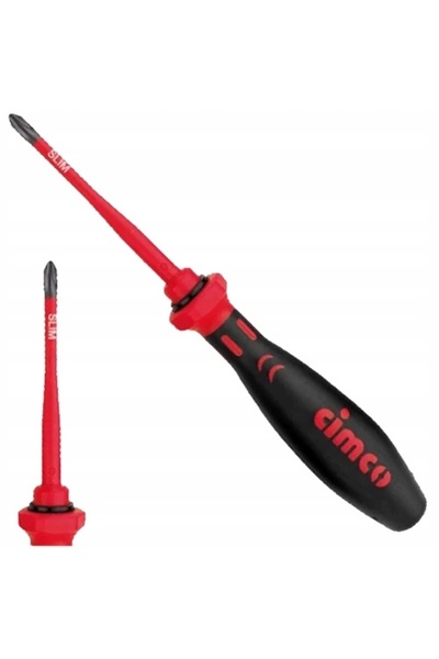 CİMCO Șurubelniță Phillips izolată PH1 x 80 mm VDE 1000V Subțire