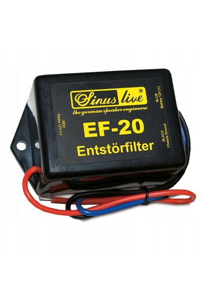 NO BRAND Filtru anti-interferențe Sinuslive EF-20 12V 20A pentru radio / ampl...