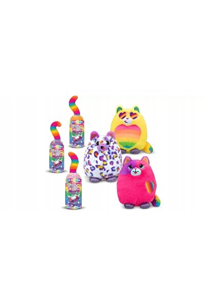 NO BRAND MISFITTENS seria 4 KOTEK surpriză pluș RAINBOW - mix