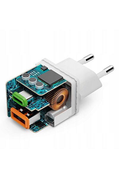NO BRAND HAMA MINI PD 20W USB-A USB-C Adaptor de alimentare cu încărcare rapidă