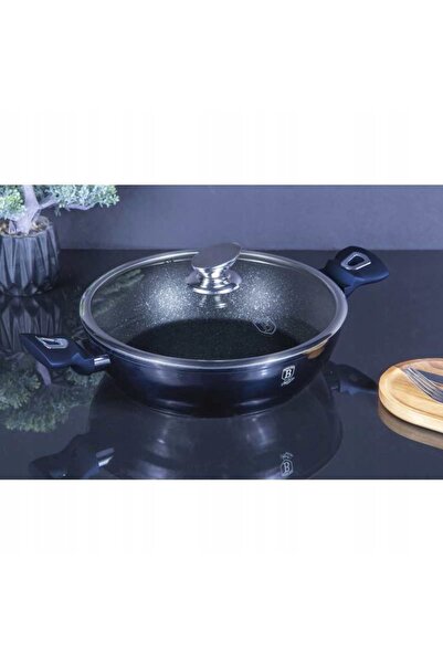 Berlinger Haus Tigaie adâncă pentru stir-fry cu capac 28 cm acvamarin BH-1877
