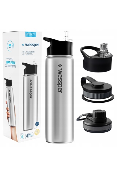 Wessper Termos pentru apă, sticlă termică, termos WES266-SL 700ml