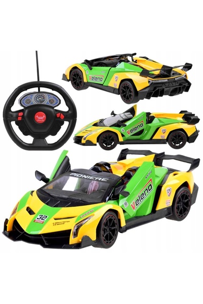 Jokomisiada Mașină sport cu uși care se deschid + telecomandă RC0583