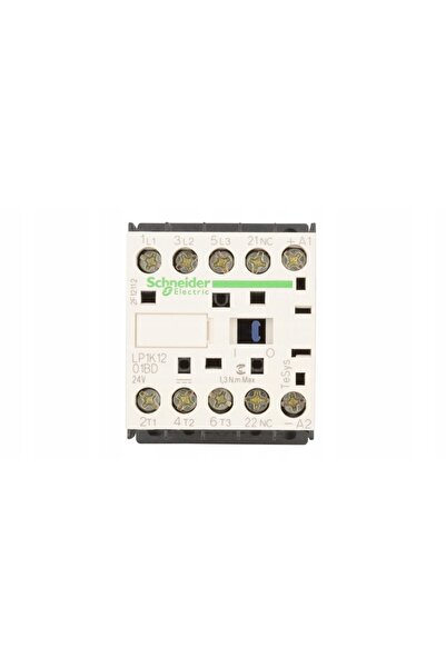 Schneider Electric Contactor de putere, TeSys K, 12A, 3P, 1NC, bobină 24VDC, ...