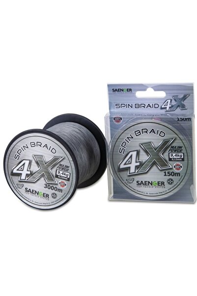 Saenger Fir împletit 4 X Spin Braid 0.14mm/3000m