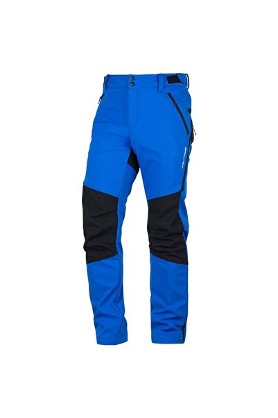 NORTHFINDER Ανδρικά παντελόνια softshell 10K/10K Ανατολ-Μπλε/Μαύρο-2XL