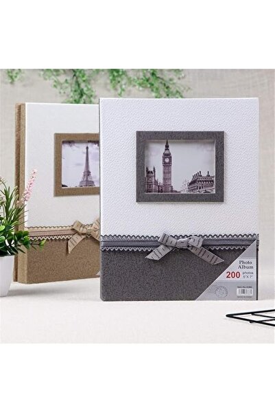 Genrics HZH2 7 Inch Photo Album 200 Paper Albums Office Retro Style Family In...