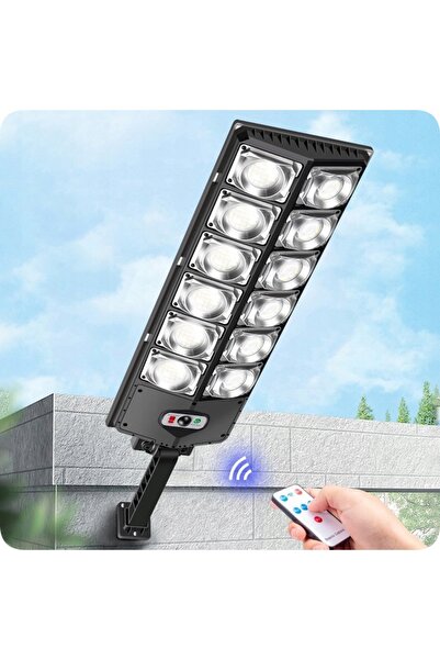 NO BRAND LAMPĂ SOLARĂ 1600W DE LA APARTIȚIE LA ZORI CU SENZOR DE MIȘCARE + TE...