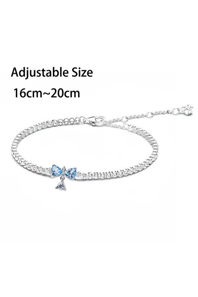 Choice6 AMB032 Hot Selling 925 Tulip Bow Four-leaf Clover Heart-shaped Adjust...