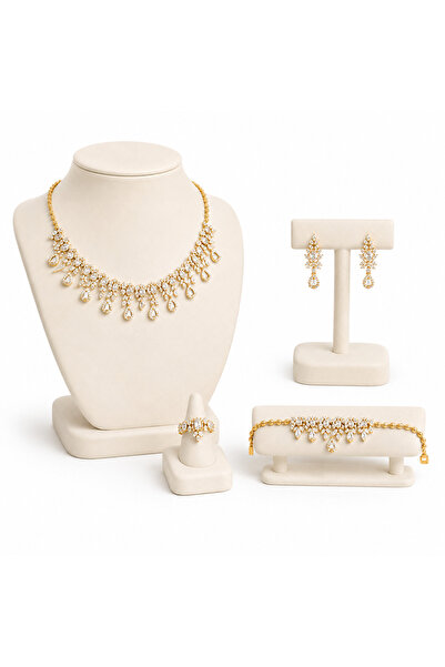 BELLA CİAO Statement Gold-Tone Jewelry Set – Design 28