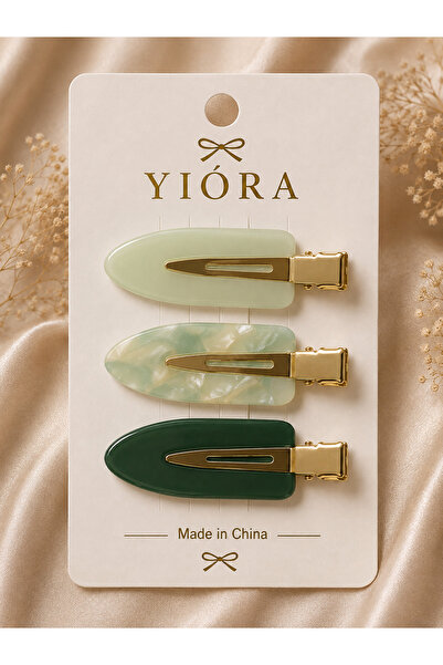 yiora Women's 3-Piece Imported Non-Marking Hair Makeup Skin Care Clip Hairpin...