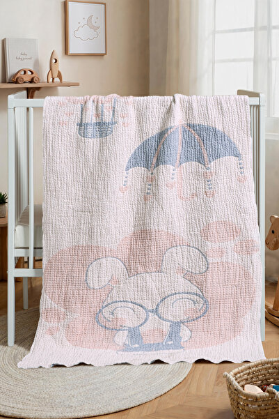Modamina Four Layers Patterned Muslin Baby & Kids Blanket 80X140 cm |   100% ...