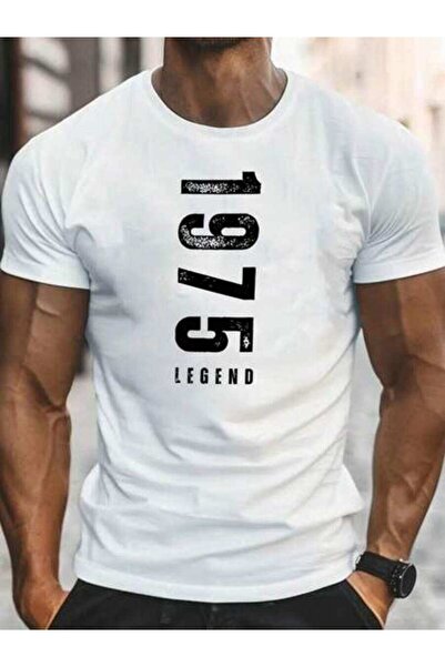 26LIK 50th Birthday Gift For Men - 1975 Vintage Retro T-Shirt With Bold LEGEN...