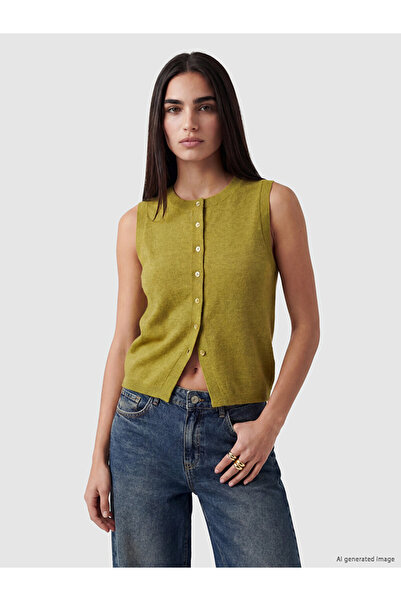 LC Waikiki Crew Neck Women's Knitwear Waistcoat
