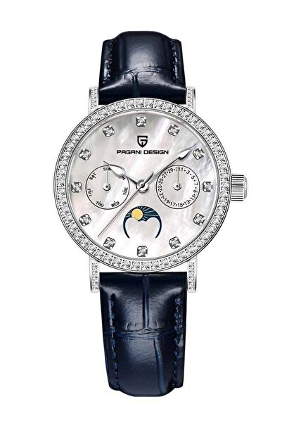 Pagani design Women's Quartz Watch, Fashion Leather Strap Wrist Watch, Synthe...