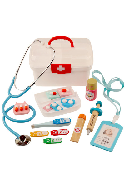 JOSHBERG Children Pretend Play Little Doctor Toy Set, Real‑Looking Medical Bo...