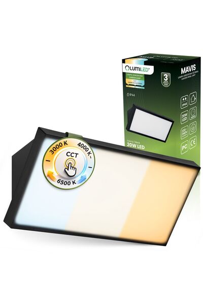 Lumiled Lampă de grădină exterioară, Lampă de perete pentru fațadă, LED CCT 2...