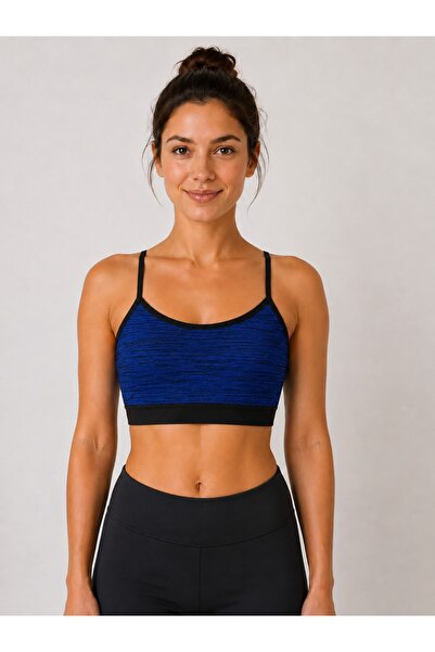 Derya Kurşun Basic Patterned Padded Bustier 529-05