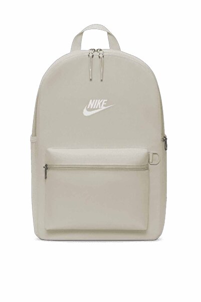 Nike Sırt ve Okul Çantası Okul Günlük Spor Seyahat Çantası 30x48x15 cm Light Bone/Light Bone/Beyaz