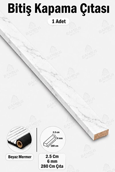 DETAYPOLİURETAN Akustik Duvar Paneli Bitiş Kapama Çıtası 2.5 Cm Tavan Kapama ...