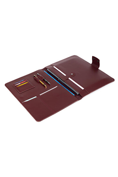 deridense Husă pentru tabletă, organizator din piele vegană, pentru Macbook A...