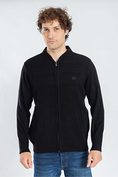 Mutlu City Men's Middle-Aged and Older Knitwear Knitted Acrylic Zippered Wint...