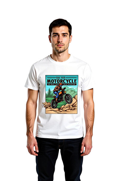 PayBuy Motorcycle Adventure Slogan Printed Men's T-Shirt