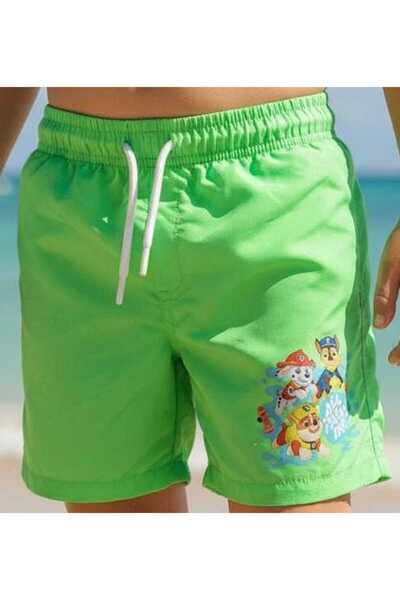MİLAYS LİFE HOME COLLECTİON Boy's Character Printed Lace-Up Sea and Pool Shor...