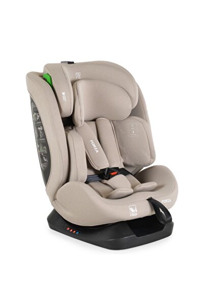 Moni Forza Beige Car Seat, ECE R129/04, Sleep Position, 5-Point Harness, HPS,...