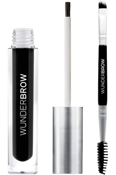 Wunderbrow جل الحواجب المضاد للماء WUNDER2، لون بني، نباتي وغير مختبر على الح...