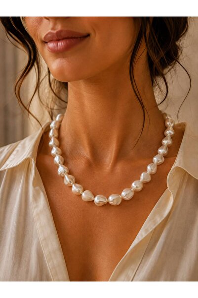 BIJUTERI Baroque Pearl Necklace