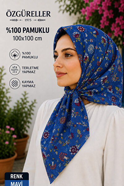 ÖZGÜRELLER %100 Pamuklu Karanfil Desen Yazma ,Hediyelik Kaymayan Terletmeyen ...