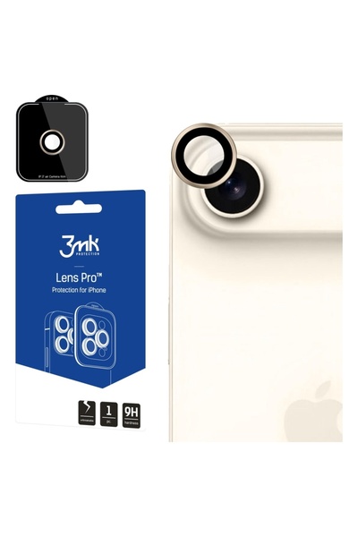 3MK Προστασία Φακού Pro για Apple iPhone Air, χρυσό