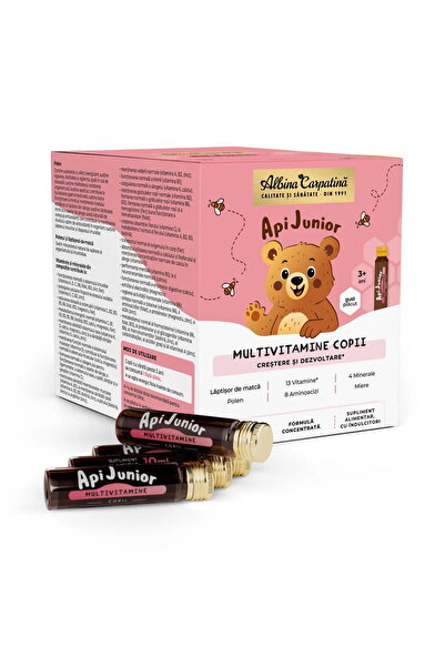 Albina Carpatina ApiJunior Multivitamine pentru Copii 30 fiole