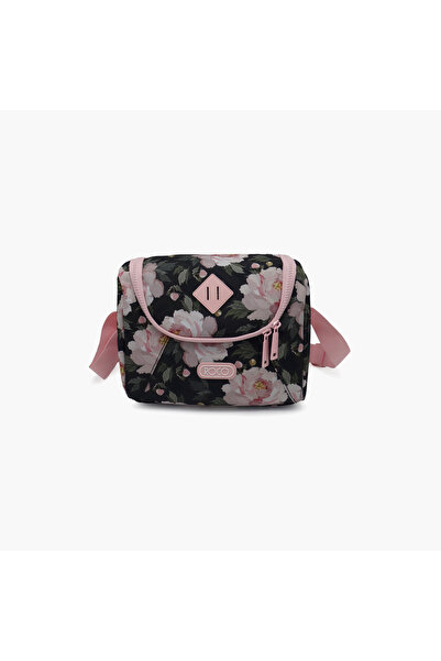 Roco Floral Lunch Bag for Girls 5-8 Yrs with Insulated Compartment