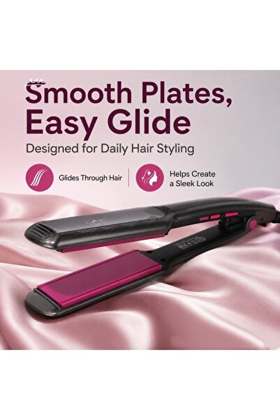 Generic Brand Hair Straightener Flat Iron, Smooth Glide Ceramic Plates Hair I...