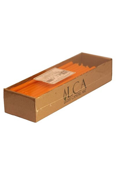 LCA Set 3 x 45 Lumanari Menaj Portocaliu