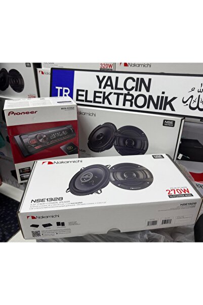 NAKAMICHI Nse1328 13cm 270w coaxısal 4ad tivitirlı hoporlör mvh s125uı usb au...
